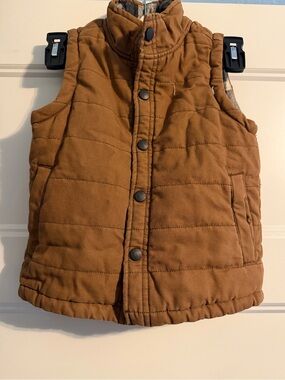 UNIONBAY Kids Brown Quilted Puffer Vest